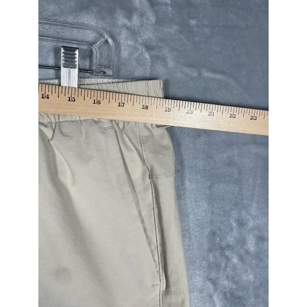 Lululemon Lab Utilitech Shorts Mens XXL Beige Tan Drawstring LM7BDES